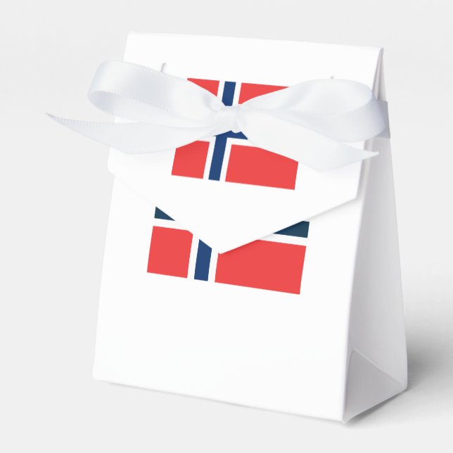 Caja Para Regalos Bandera de Noruega (Front Side)