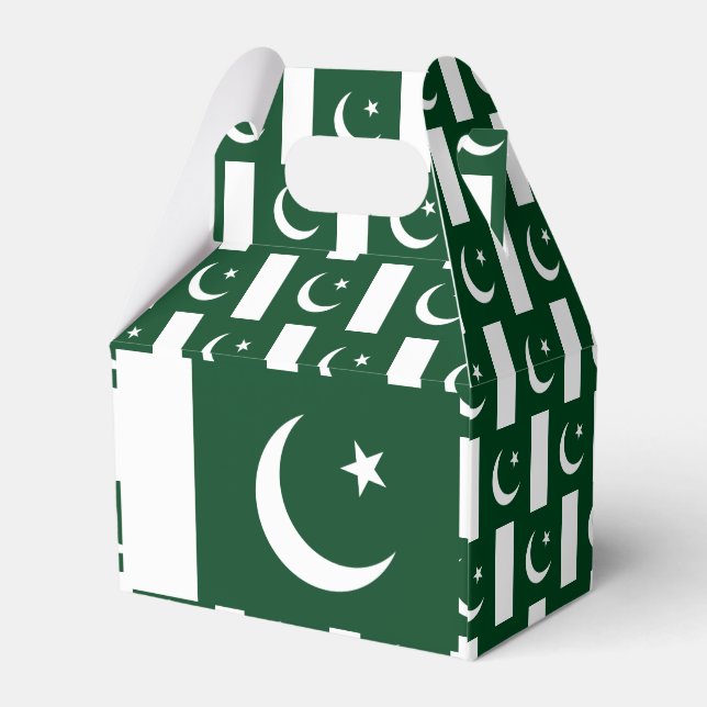 Caja Para Regalos Bandera de Pakistán (Reverso)