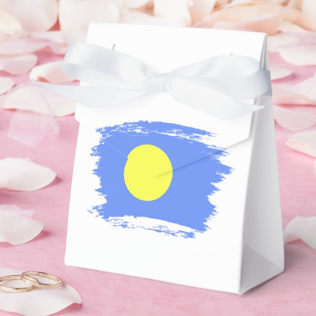 Caja Para Regalos bandera de Palaos (Boda)