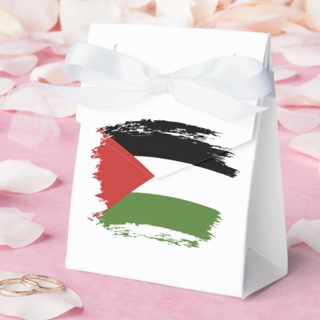 Caja Para Regalos Bandera de Palestina (Boda)