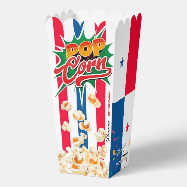 Caja Para Regalos Bandera de Panamá (Reverso )