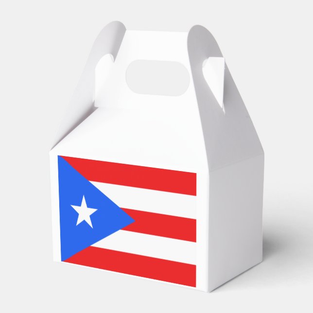 Caja Para Regalos Bandera de Puerto Rico (Reverso)