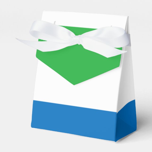 Caja Para Regalos Bandera de Sierra Leona (Front Side)