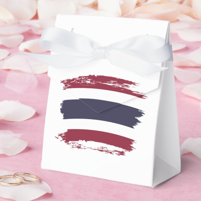 Caja Para Regalos Bandera de Tailandia (Boda)