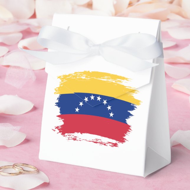 Caja Para Regalos Bandera de Venezuela (Boda)