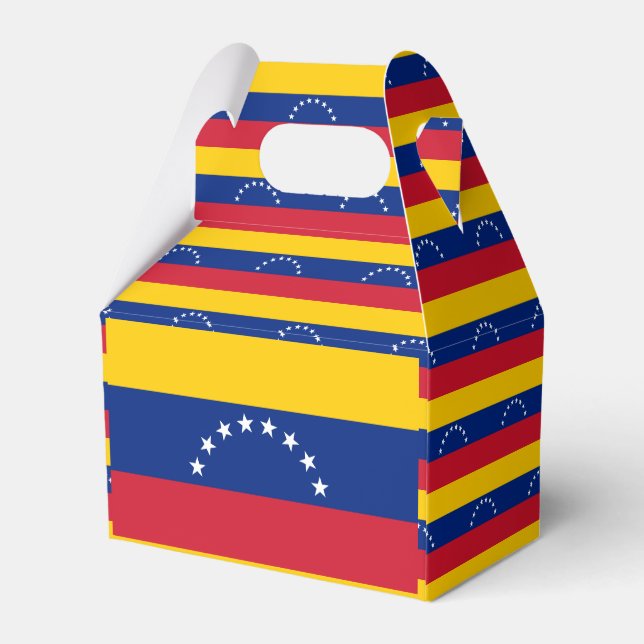 Caja Para Regalos Bandera de Venezuela (Reverso)