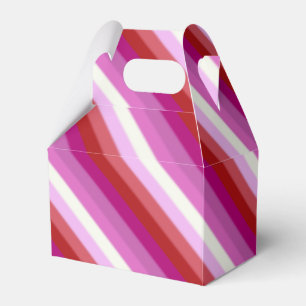 Caja Para Regalos Bandera del orgullo lésbico caído