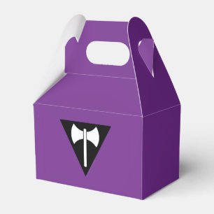 Caja Para Regalos Bandera del orgullo lésbico SlipperyJoe feminista