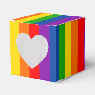 Caja Para Regalos Bandera del orgullo LGBTQ+, colores del orgullo ga