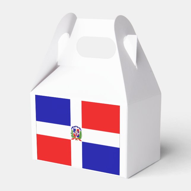 Caja Para Regalos Bandera dominicana (Reverso)