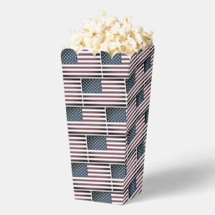 Caja Para Regalos Bandera estadounidense patriótica Palomitas de maí