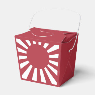 Caja Para Regalos Bandera Imperial Japonesa del Sol Naciente, Edo a