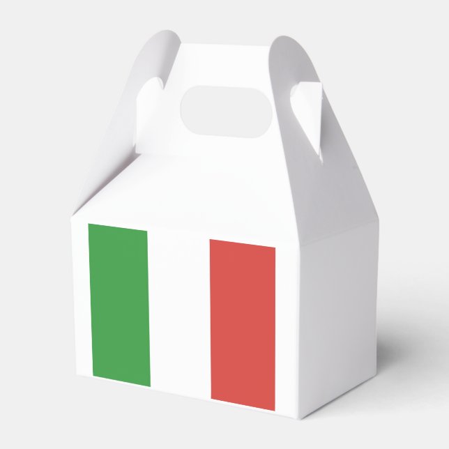 Caja Para Regalos Bandera italiana (Reverso)