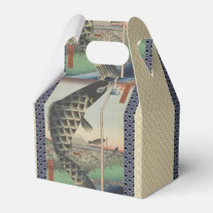 Caja Para Regalos Bandera japonesa del Festival de Pescado Koi Hiros