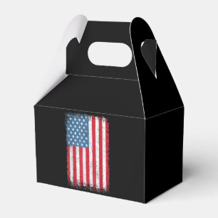 Caja Para Regalos Bandera Patriótica Estadounidense Para Hombres Niñ