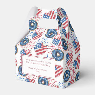 Caja Para Regalos Bandera patriótica explota fuegos artificiales 4