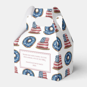 Caja Para Regalos Bandera patriótica no toma el Fiesta del 4 de jul
