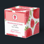 Caja Para Regalos Baño y embalaje corporal caseros | Fresa<br><div class="desc">Este bonito diseño de fresas acuáticas es totalmente personalizable, por lo que se puede usar para cualquiera de tus regalos artesanales de fresa aromatizados o perfumados, pero también para proyectos de costura y artesanía que tienen un tema de fresa o patrón de fresas y no sólo tu baño y regalos...</div>