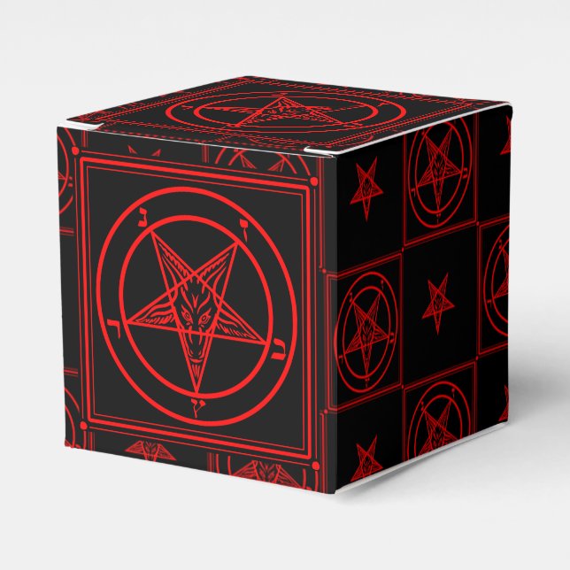 Caja Para Regalos Baphomet (Costado Anverso)