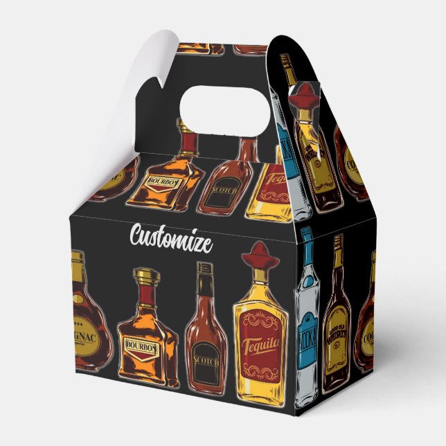 Caja Para Regalos Bar abierto personalizado   (Front Side)