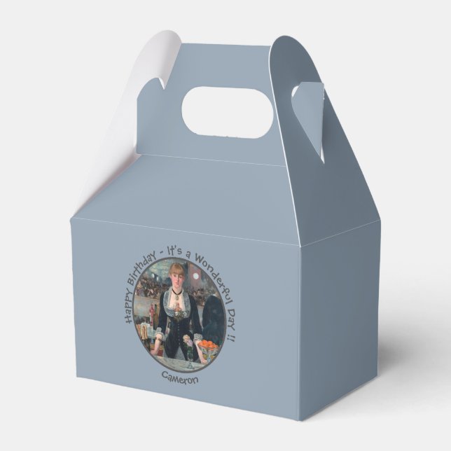 Caja Para Regalos Bar Manet en la colección de Fiestas Folies-Bergèr (Front Side)