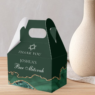 Caja Para Regalos Bar Mitzvah personalizado de fiesta de barra de or