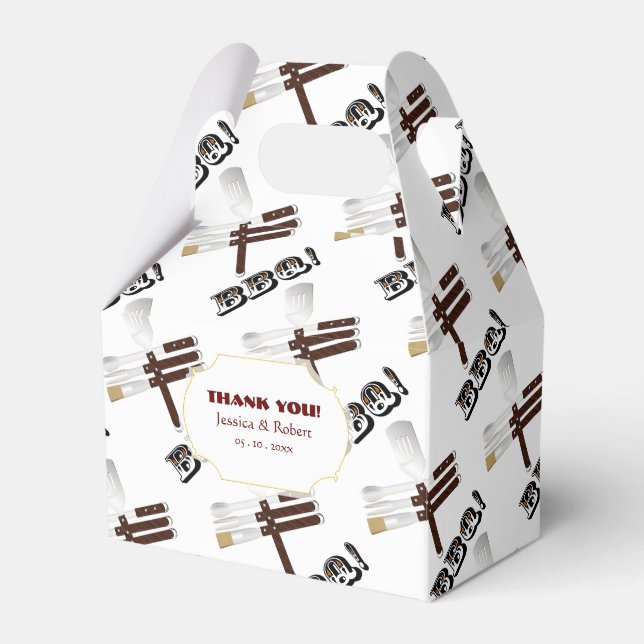 Caja Para Regalos Barbacoa BBQ Grilling Party Favorito Box (Front Side)