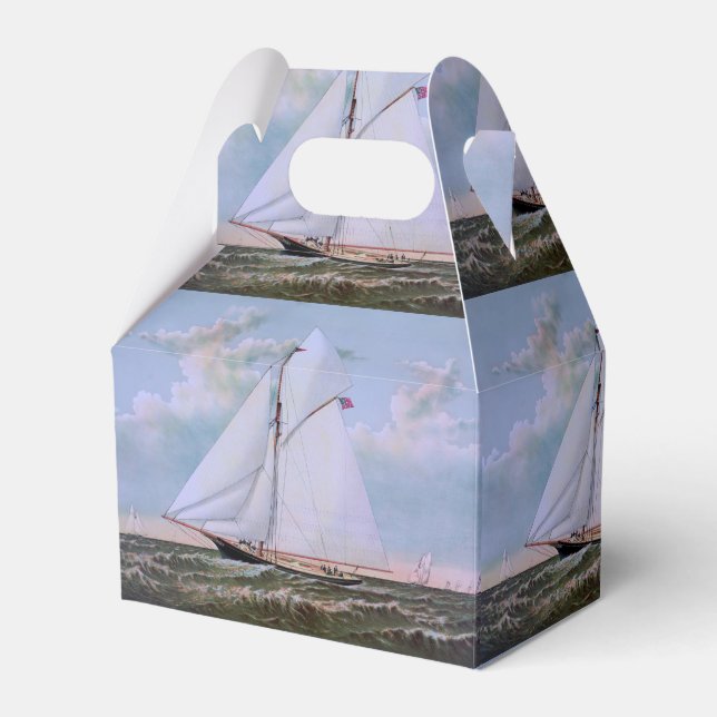Caja Para Regalos Barco de vela antiguo (Front Side)