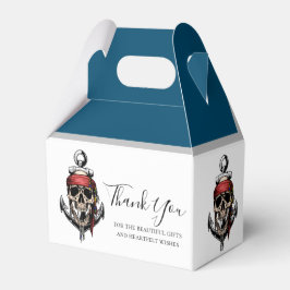 Caja Para Regalos Barco fantasma de cráneo pirata