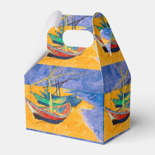 Caja Para Regalos Barcos de Van Gogh Impresionismo Playa