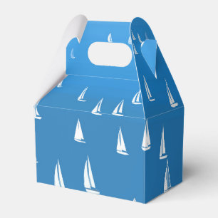Caja Para Regalos Barcos de vela en el mar azul profundo - Regatta