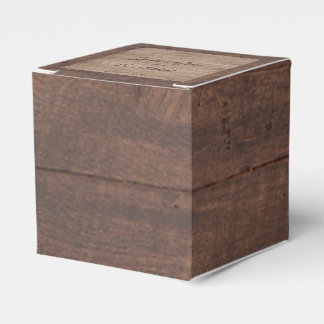 Caja Para Regalos Barn Wood y Birch Country Wedch Box Favor