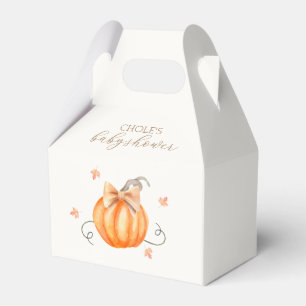 Caja Para Regalos Barrido de calabaza dulce caída Baby Shower