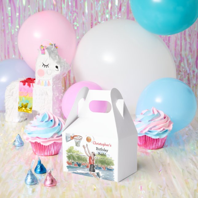 Caja Para Regalos Bash de cumpleaños: bucles y bombo publicitario (Fiesta)