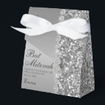 Caja Para Regalos Bat Mitzvah, Purpurina de Plata<br><div class="desc">Este fantástico purpurina plateado y del lado de los diamantes Bat Mitzvah, caja de agradecimiento, sería perfecto para su evento. Sería estupendo para una estación de caramelos, en una mesa de regalo de agradecimiento o en cada lugar con un favor. Asegúrate de pedir lo suficiente para todos tus invitados. Forma...</div>