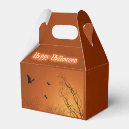 Caja Para Regalos Batallas y árboles de Halloween