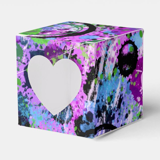 Caja Para Regalos Batido de Grafiti (Anverso)