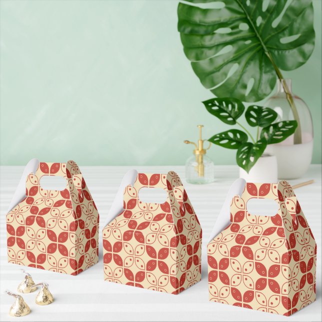 Caja Para Regalos Batik Kawung, patrón indonesio, javanés, etnia (Múltiple)