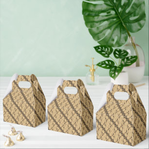 Caja Para Regalos Batik Parang, Patrón Indonesio, Javanés, Étnico