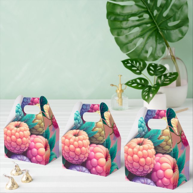 Caja Para Regalos Bayas de colores (Múltiple)