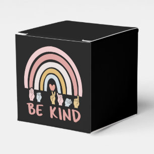 Caja Para Regalos Be Kind ASL III - Lenguaje Rótulo americano