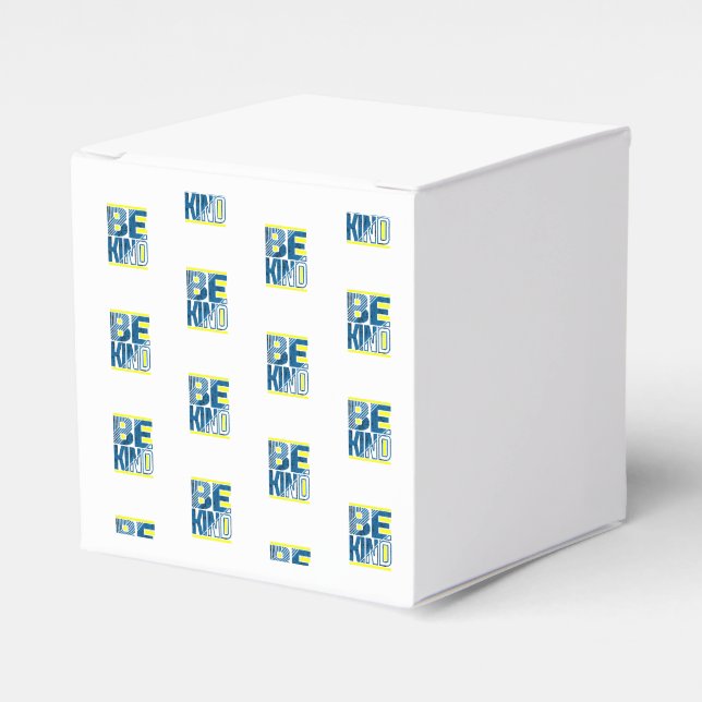 Caja Para Regalos "Be Kind Inspirador Typography design (Costado Anverso)