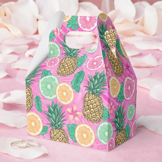 Caja Para Regalos Beach Summer Pattern  (Boda)