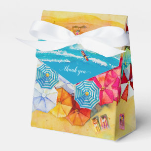 Caja Para Regalos Beach Umbrellas Sand