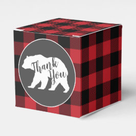 Caja Para Regalos Bear Baby Shower Woodland Lodge