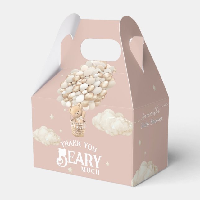 Caja Para Regalos Bear Bear Bear Bearly Wait Baby Shower (Front Side)