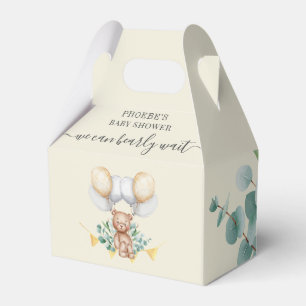 Caja Para Regalos Bearly Wait Baby Shower Woodland Bear Animal