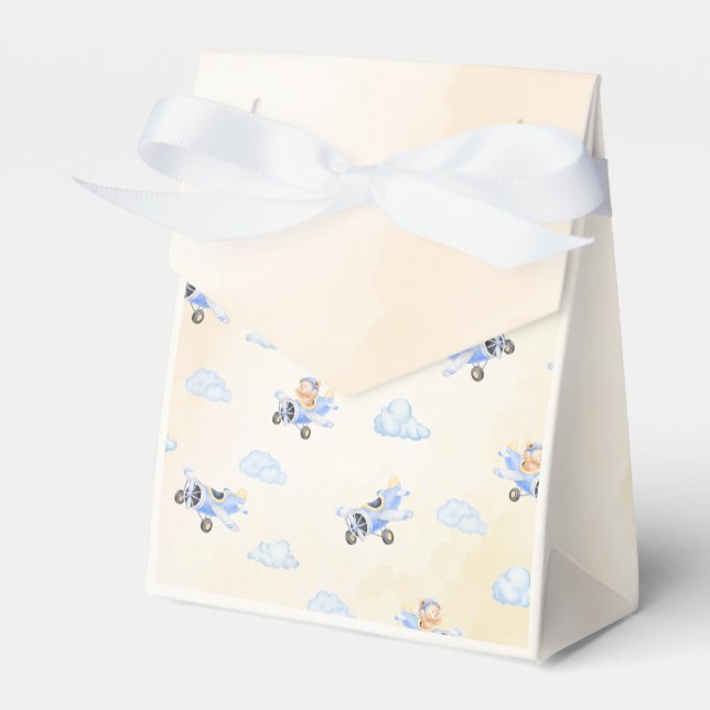 Caja Para Regalos Bearly Wait Bear & Cloud Pattern Baby Shower (Front Side)