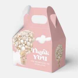 Caja Para Regalos Bearly Wait Chica Bear Balloon Baby Shower