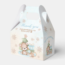 Caja Para Regalos Bearly Wait Navidades Boy Baby Shower Favorito Box